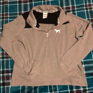 1/4 Zip Pink Sweater